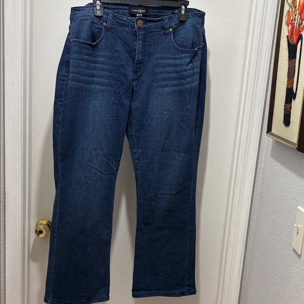 Measure Made Dark Blue Denim Jeans